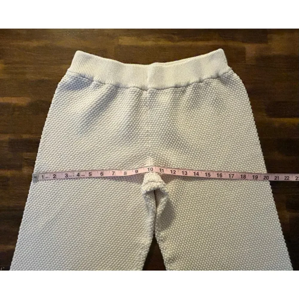 Free People Beach Size Small Pants Hailee 100% Cotton Knit Pull On Jogger Crop